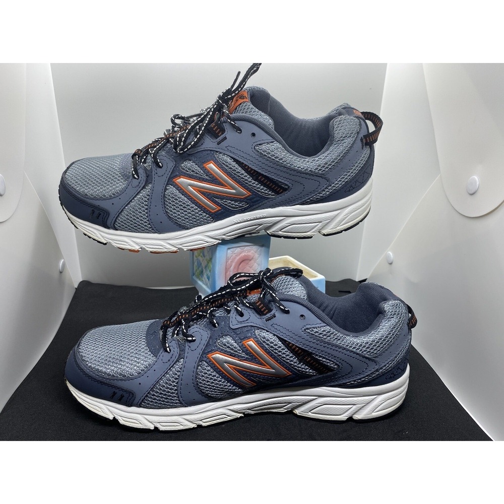 New Balance Mens Running Shoes Sneakers Grey Orange ME402LG1 Size 10.5